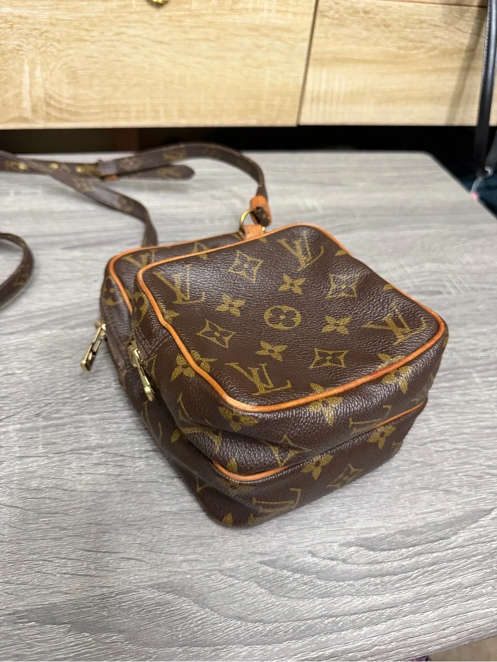 Louis Vuitton Vintage Mini Amazon Monogram Crossbody Bag
